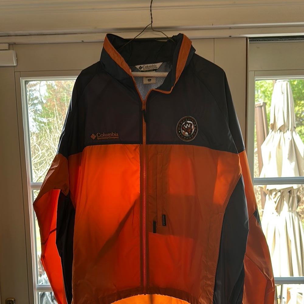 Columbia Men's Orange and Black Jacket
